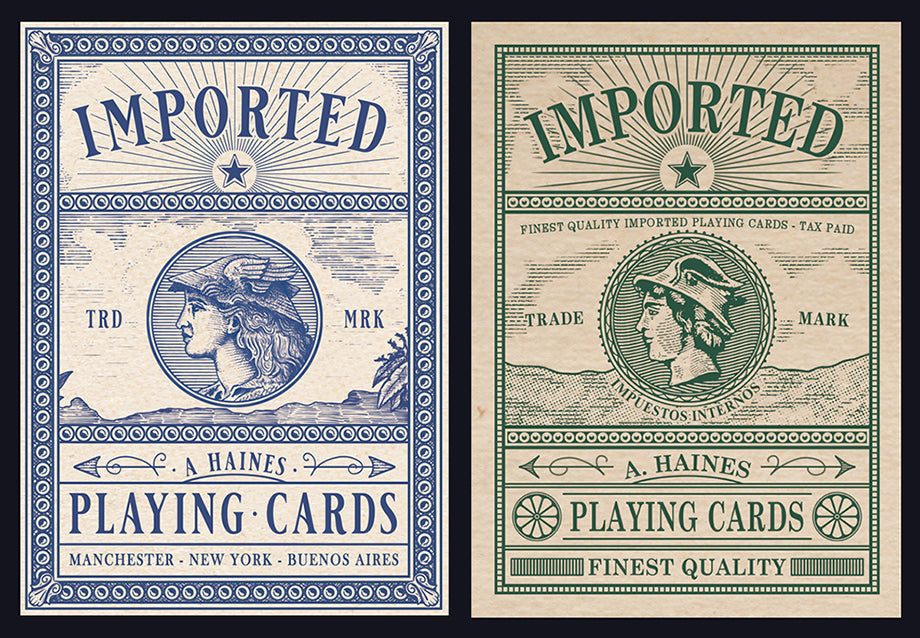 (PRE-ORDER)  IMPORTED PLAYING CARDS BLUE EDITION NO. 4