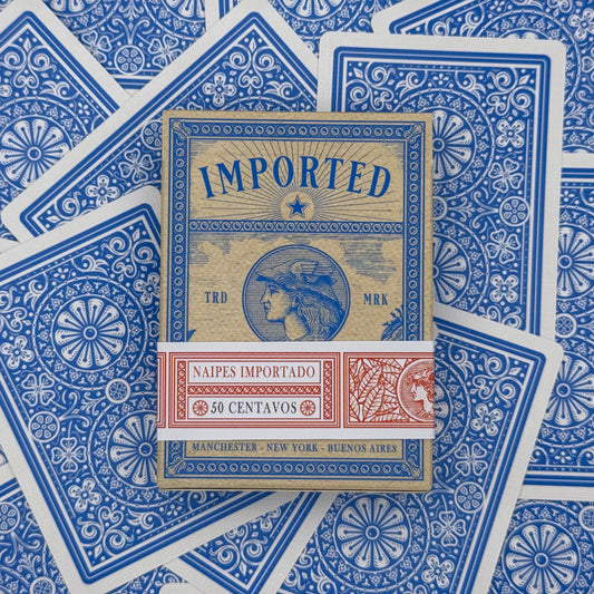 *NEW* IMPORTED PLAYING CARDS BLUE EDITION NO. 4