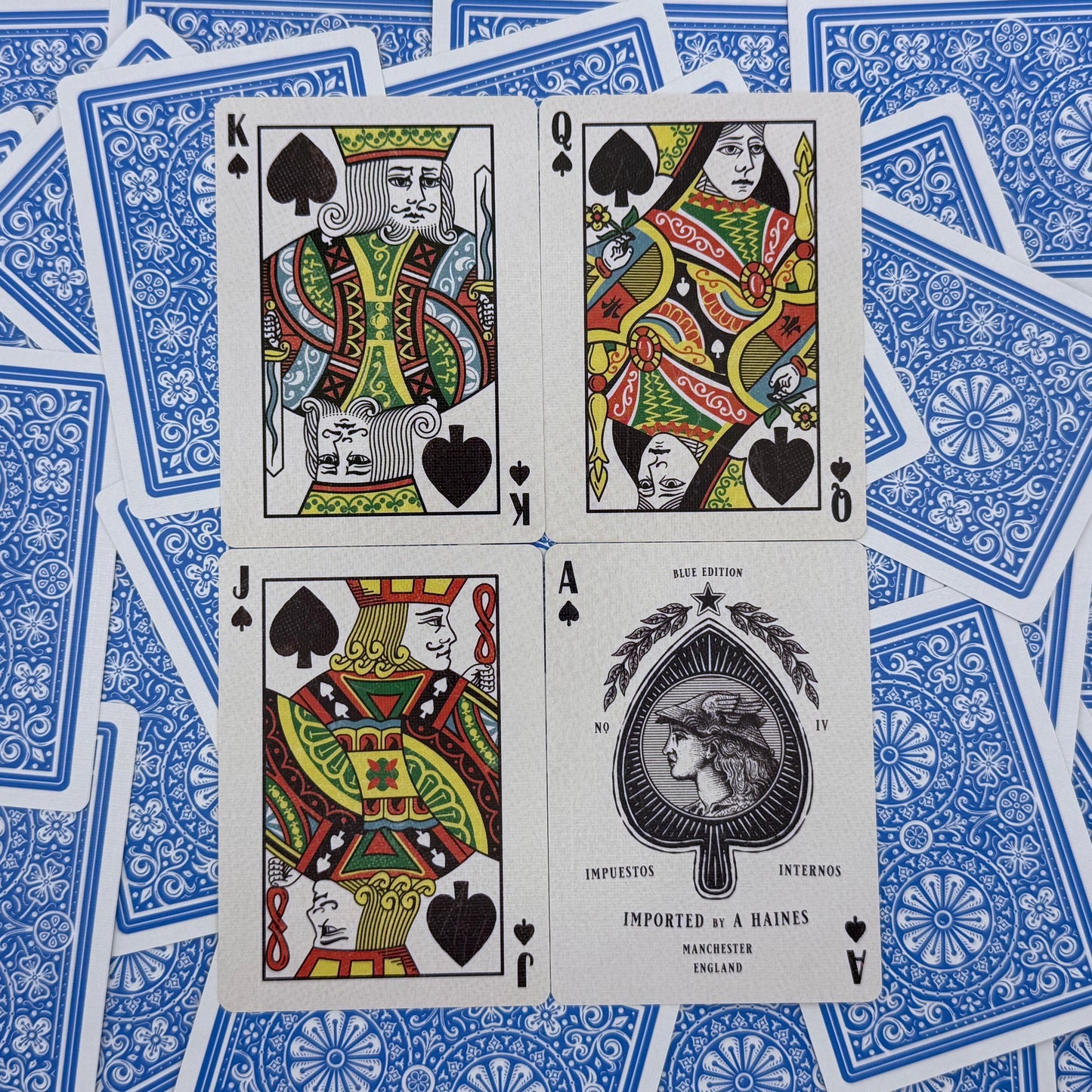 *NEW* IMPORTED PLAYING CARDS BLUE EDITION NO. 4