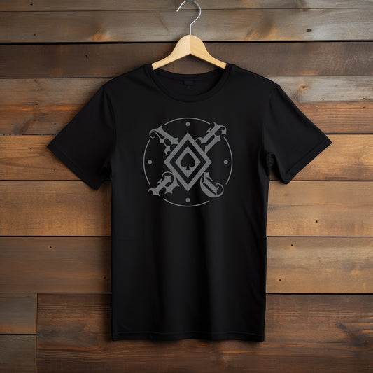 BLACK LOGO TEE