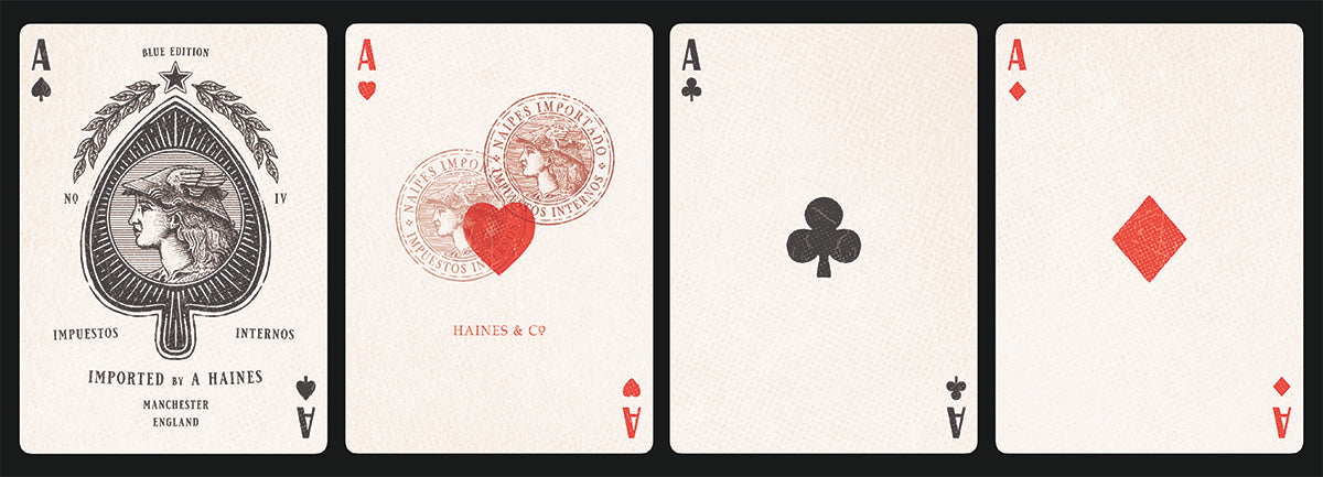 (PRE-ORDER)  IMPORTED PLAYING CARDS BLUE EDITION NO. 4